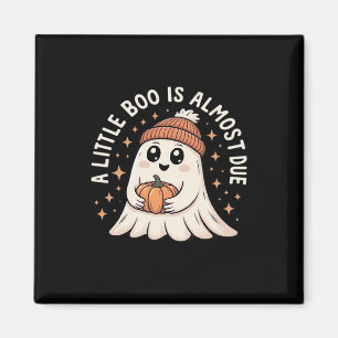 Little Boo ist fast zu Halloween Pregnancy Revea Magnet
