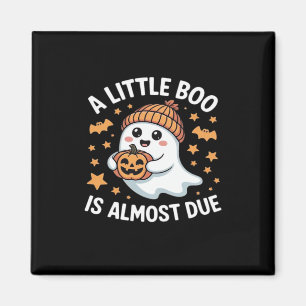 Little Boo ist fast zu Halloween Pregnancy Revea Magnet