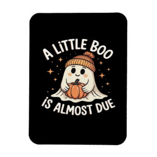 Little Boo ist fast zu Halloween Pregnancy Revea Magnet