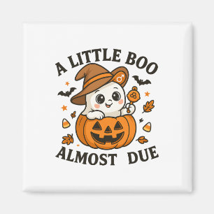 Little Boo ist fast zu Halloween Pregnancy Revea Magnet