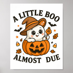 Little Boo ist fast zu Halloween Pregnancy Revea Poster