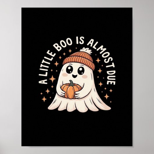Little Boo ist fast zu Halloween Pregnancy Revea Poster (Vorne)