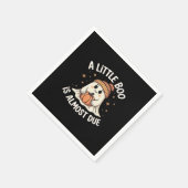 Little Boo ist fast zu Halloween Pregnancy Revea Serviette (Ecke)