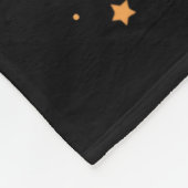 Little Boo ist fast zu Niedlichen Halloween-Schwan Fleecedecke (Ecke)