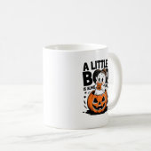 Little Boo ist fast zu Niedlichen Halloween-Schwan Kaffeetasse (VorderseiteRechts)