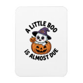 Little Boo ist fast zu Niedlichen Halloween-Schwan Magnet (Vertikal)