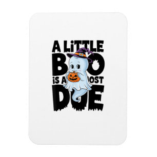 Little Boo ist fast zu Niedlichen Halloween-Schwan Magnet