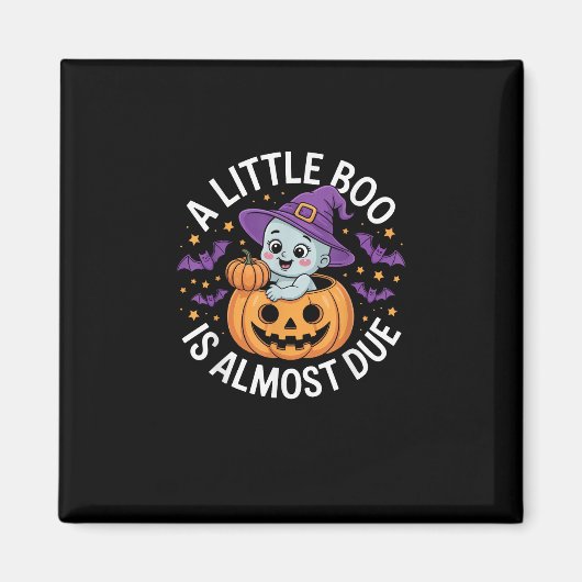 Little Boo ist fast zu Niedlichen Halloween-Schwan Magnet (Vorne)
