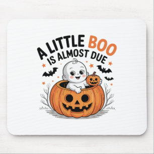 Little Boo ist fast zu Niedlichen Halloween-Schwan Mousepad