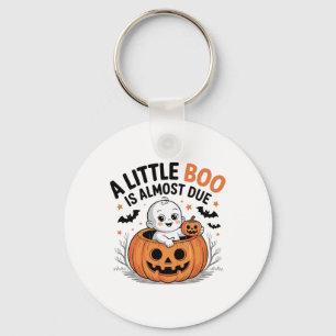 Little Boo ist fast zu Niedlichen Halloween-Schwan Schlüsselanhänger
