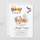 Little Boo ist fast zur Zeit Halloween Baby-Dusche Einladung (Vorderseite)