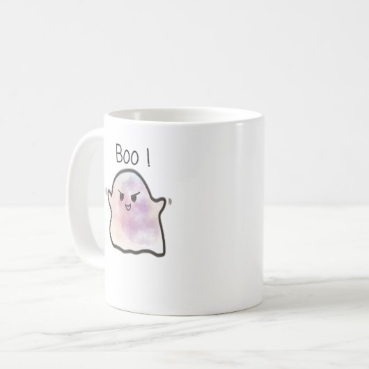 Little Boo ist frech und lustig Kaffeetasse (Vorderseite Links)
