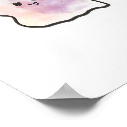 Little Boo ist frech und lustig Poster (Ecke)