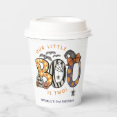 Little Boo ist zwei Halloween-2. Geburtstag Pappbecher (Vorderseite)