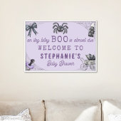 Little Boo Itsy Bitsy Spider Halloween Baby Dusche Poster