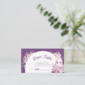 Little Boo Lila Halloween-Gewinnspiel Begleitkarte (Stehend Vorderseite)