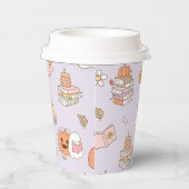 Little Boo Lilac Whimsical Books Baby Dusche Pappbecher (Rechts)