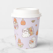 Little Boo Lilac Whimsical Books Baby Dusche Pappbecher (Vorderseite)