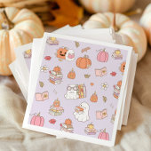 Little Boo Lilac Whimsical Books Baby Dusche Serviette
