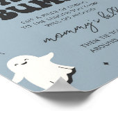 Little Boo Messen Sie das Baby Bump Baby Shower Sc Poster (Ecke)