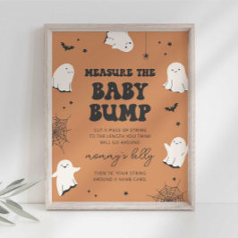 Little Boo Messen Sie das Baby Bump Baby Shower Sc Poster