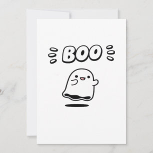 Little Boo Minimal Style Feiertagskarte