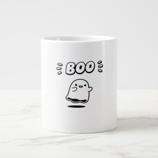 Little Boo Minimal Style Jumbo-Tasse (Vorderseite)