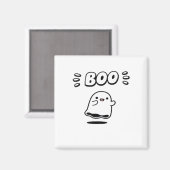 Little Boo Minimal Style Magnet (Vorderseite/Rückseite)