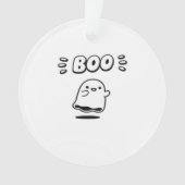 Little Boo Minimal Style Ornament (Vorderseite)