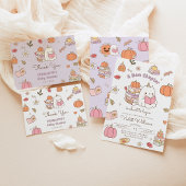 Little Boo Neues Kapitel Herbst Babydusche Einladung