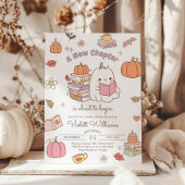 Little Boo Neues Kapitel Herbst Babydusche Einladung