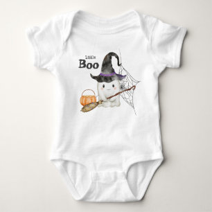 Little Boo Niedlich Ghost Halloween 1. Geburtstag Baby Strampler