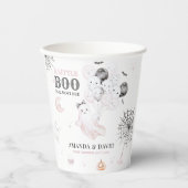 Little Boo Niedlich Ghost Halloween Kindermädchend Pappbecher (Vorderseite)