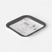 Little Boo Niedlich Ghost Halloween Kindermädchend Pappteller (Gewinkelt)