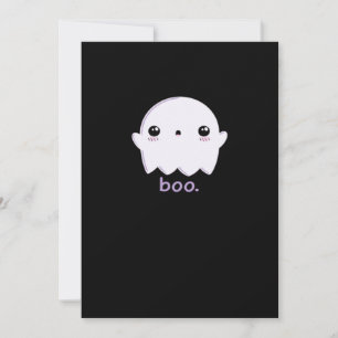 Little Boo Niedlich Halloween Feiertagskarte