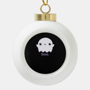 Little Boo Niedlich Halloween Keramik Kugel-Ornament