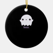 Little Boo Niedlich Halloween Keramik Ornament (Vorne)