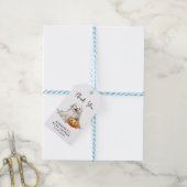 Little Boo Niedlich Halloween Simple Baby Dusche Geschenkanhänger (Mit Garn)