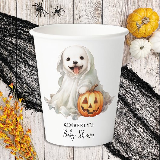 Little Boo Niedlich Halloween Simple Baby Dusche Pappbecher