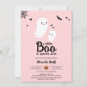 Little Boo Niedlich Mommy Baby Ghost Halloween Dus Einladung (Vorderseite)