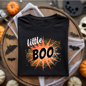 Little Boo | Orange Halloween T-Shirt