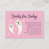 Little Boo Pink Babydusche Anfrage Begleitkarte (Vorderseite)