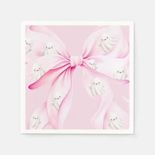 Little Boo PINK Bow Baby Dusche Serviette (Vorderseite)