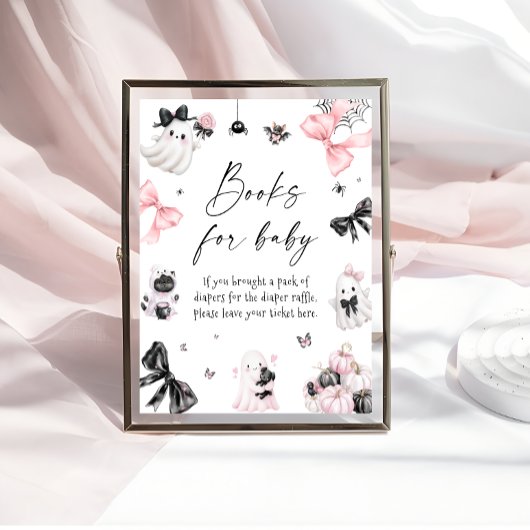 Little Boo Pink Halloween Books for Baby Poster