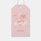 Little Boo Pink Halloween Kinderdusche Geschenkanhänger (Rückseite)