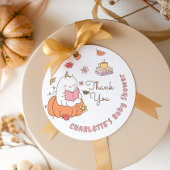 Little Boo Pink Whimsical Books Baby Dusche Geschenkanhänger