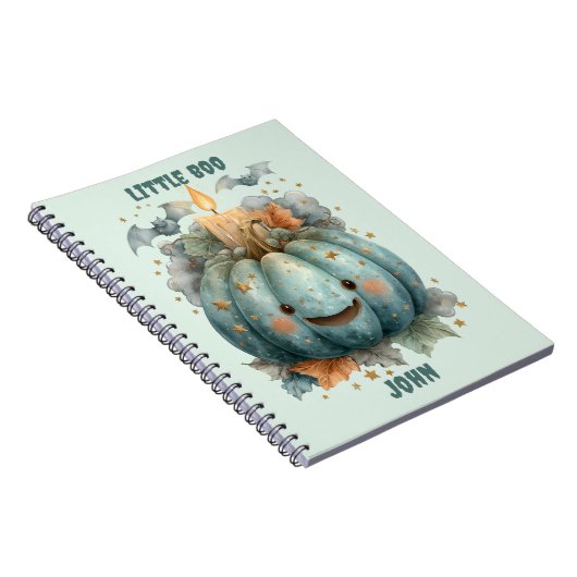 Little Boo Pumpkin for Boys Notizblock (Rechte Seite)