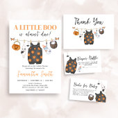 Little Boo Pumpkin Halloween Baby Shower Einladung