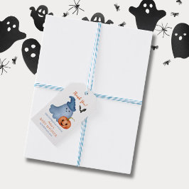Little Boo Pumpkin Halloween Baby Shower Favor Tag Geschenkanhänger