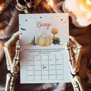 Little Boo Pumpkin Halloween Bingo Game